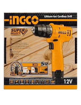Taladro atornillador inalámbrico Ingco UCDLI12415 de 110 - 120 V