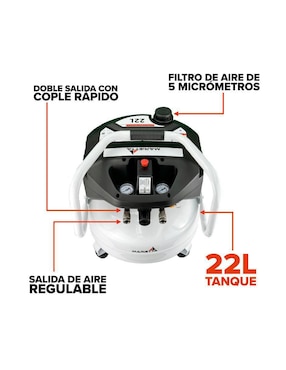 Compresor 22 L Marietta 1.5 hp