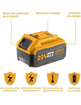 Batería portátil Ingco 5 mAh fbli2002