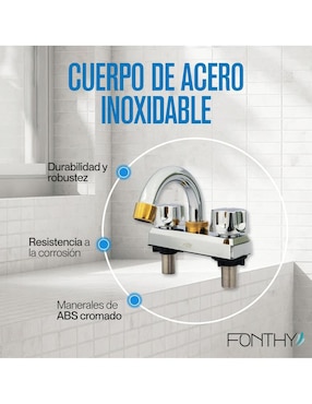 Llave mezcladora para baño Fonthy