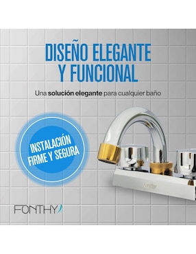 Llave mezcladora para baño Fonthy