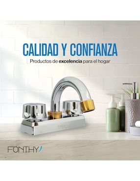 Llave mezcladora para baño Fonthy