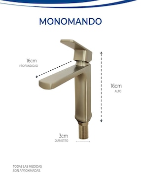Monomando para baño Gravita