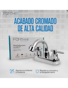 Llave mezcladora para baño Fonthy
