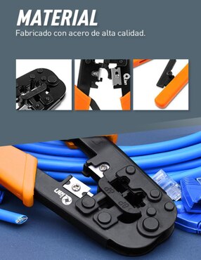 Pinza ponchadora Qian Rj11 y Rj45