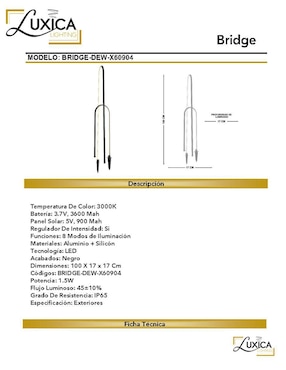 Lámpara Luxica Lighting led Bridge