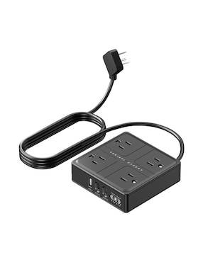 Multicontacto Control Expert CE-MW73 de 4 contactos y 2 puertos USB