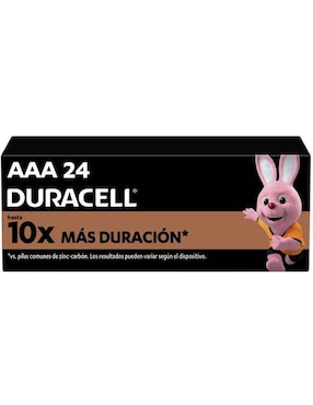 Paquete de pilas AAA alcalino Duracell 1.5 V