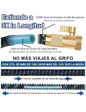 Manguera expandible Wünd 15 m
