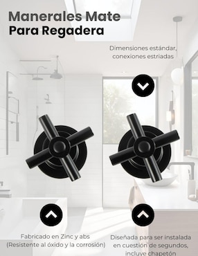 Juego de manerales para baño Repar