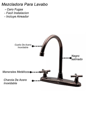 Llave mezcladora para cocina Alfa