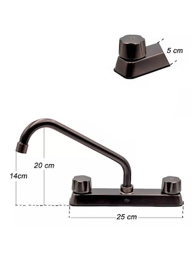 Llave mezcladora para cocina Alfa