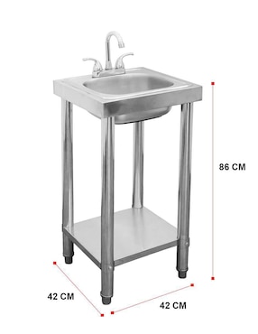 Lavabo libre instalación Mindejal