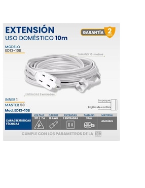 Extensión eléctrica Igoto 10 m