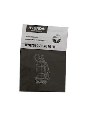 Bomba de agua alto caudal Hyundai 3 3/4 HP