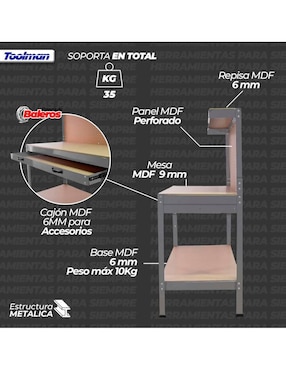 Mesa de trabajo Toolman