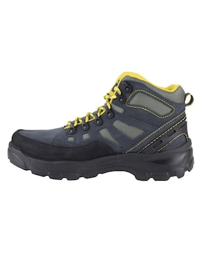 Bota industrial Jeep de cuero y tela