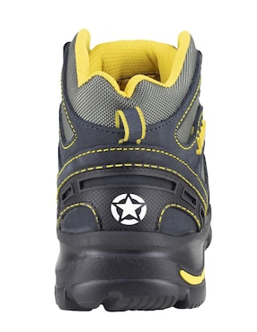Bota industrial Jeep de cuero y tela