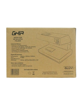 Detector de billetes Ghia