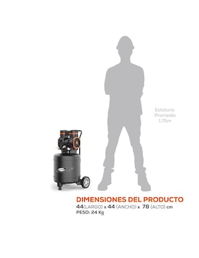 Compresor 50 L Evans 1.5 hp