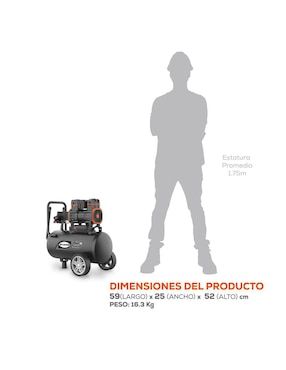 Compresor 24 L Evans 1 hp
