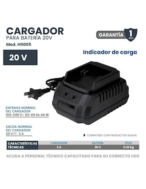 Cargador de batería Igoto Universal HI1006