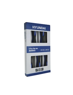 Set lima de acero Hyundai
