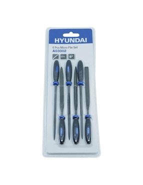 Set lima de acero Hyundai