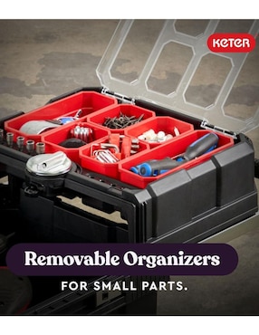 Caja de herramientas Keter 3 compartimentos