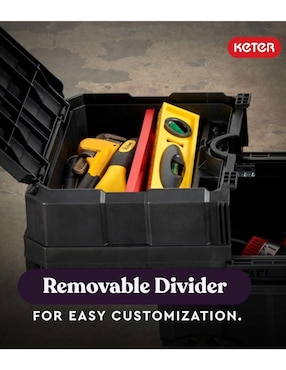 Caja de herramientas Keter 3 compartimentos