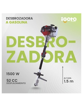 Desbrozadora a gasolina Igoto de hilo o cuchilla DB1003