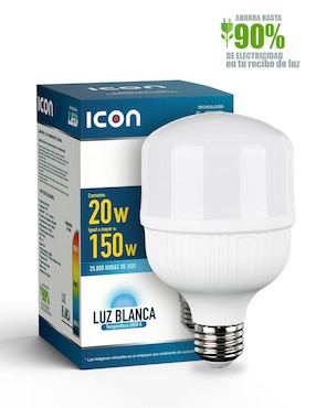 Foco LED Icon 20 W de consumo 150 w de iluminación 1800 lúmenes