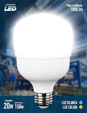 Foco LED Icon 20 W de consumo 150 w de iluminación 1800 lúmenes