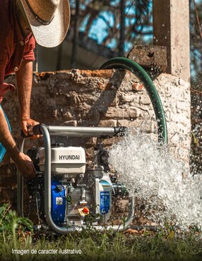Bomba de agua motobomba hyundai 6 3/4 hp