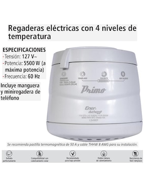 Regadera para baño Iusa