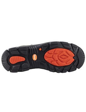 Bota industrial Jeep de cuero y tela