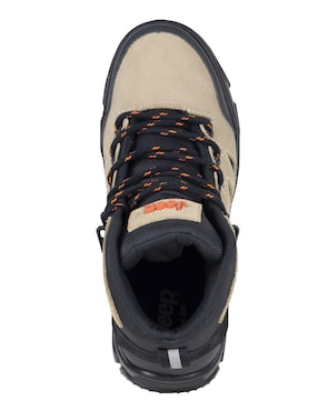 Bota industrial Jeep de cuero y tela