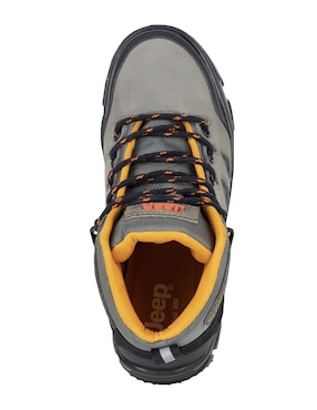 Bota industrial Jeep de cuero y tela