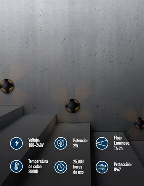 Lámpara de pared LED Icon