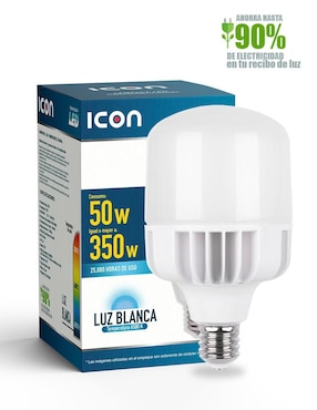 Foco LED Icon 50 W de consumo 350 W de iluminación 97 lm lúmenes