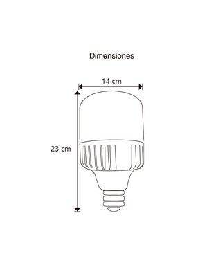 Foco LED Icon 50 W de consumo 350 W de iluminación 97 lm lúmenes