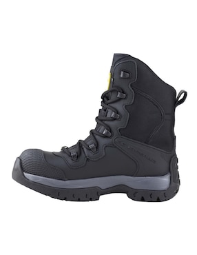 Bota industrial Jeep de cuero y tela