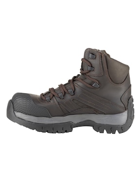 Bota industrial Jeep de cuero y tela