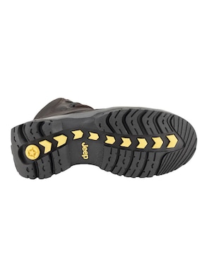 Bota industrial Jeep de cuero y tela
