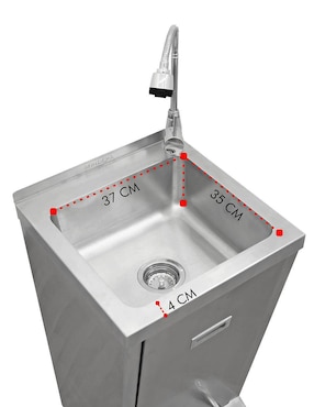Lavabo libre instalación Mindejal