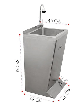 Lavabo libre instalación Mindejal