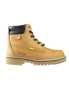 Bota industrial Jeep de cuero y piel