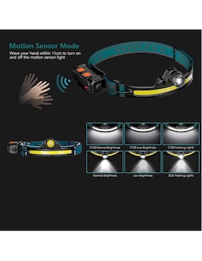 Linterna para cabeza Ventdepot Mxamg-001