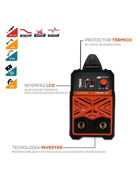 Soldadora Evans sd200abiv/lcd 200 a