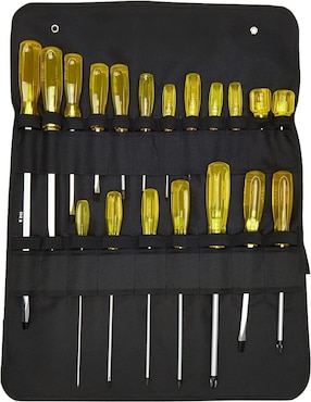 Set de desarmadores Urrea 9600e 19 piezas